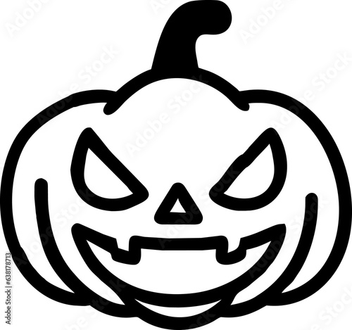 Icon line halloween element on transparent background.