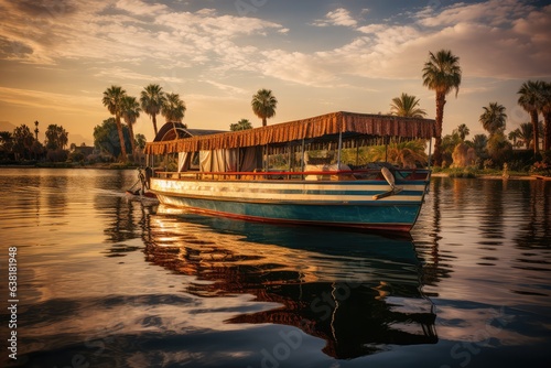 Trip boat on Nile river in Luxor Egypt © Celina