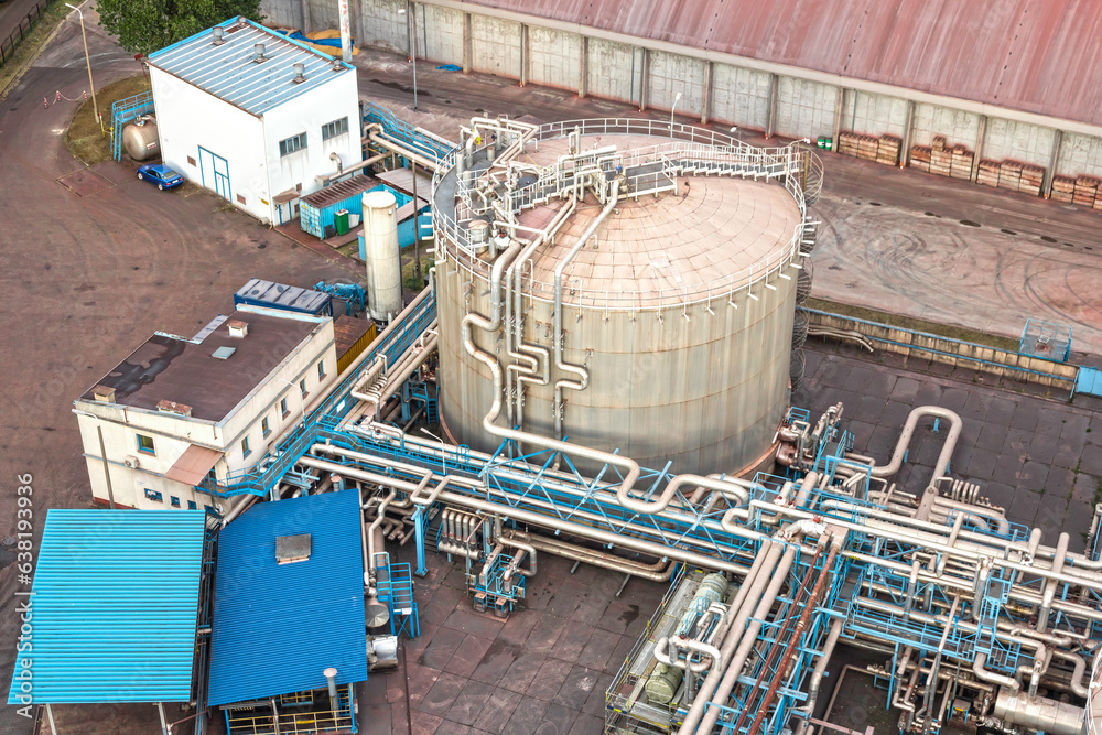Gas terminal in Poland. Swinoujscie.