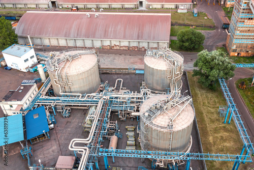 Obraz na płótnie Gas terminal in Poland. Swinoujscie. w salonie