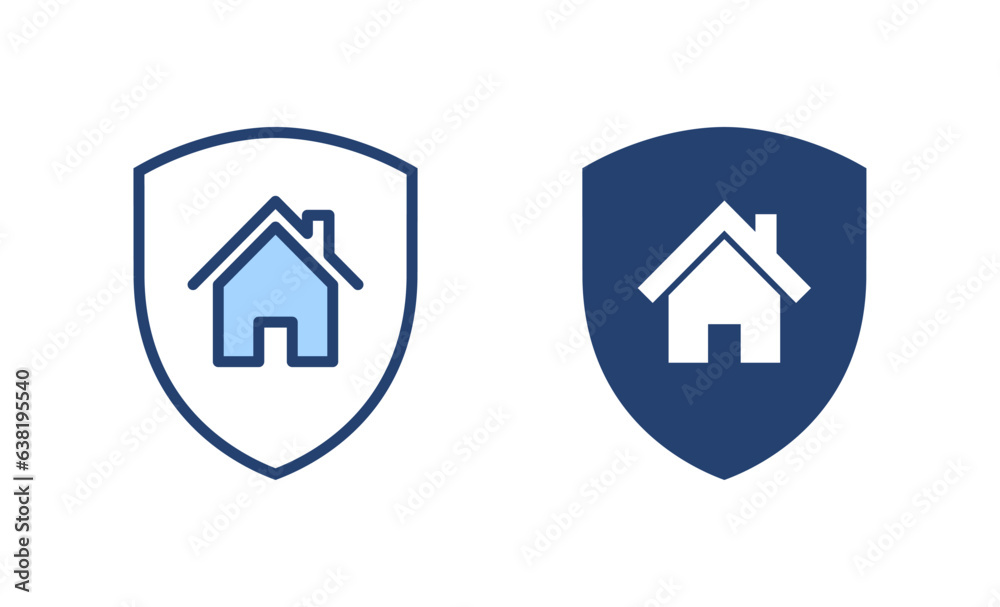 house insurance icon vector. house protection sign and symbol house insurance icon vector. house protection sign and symbol