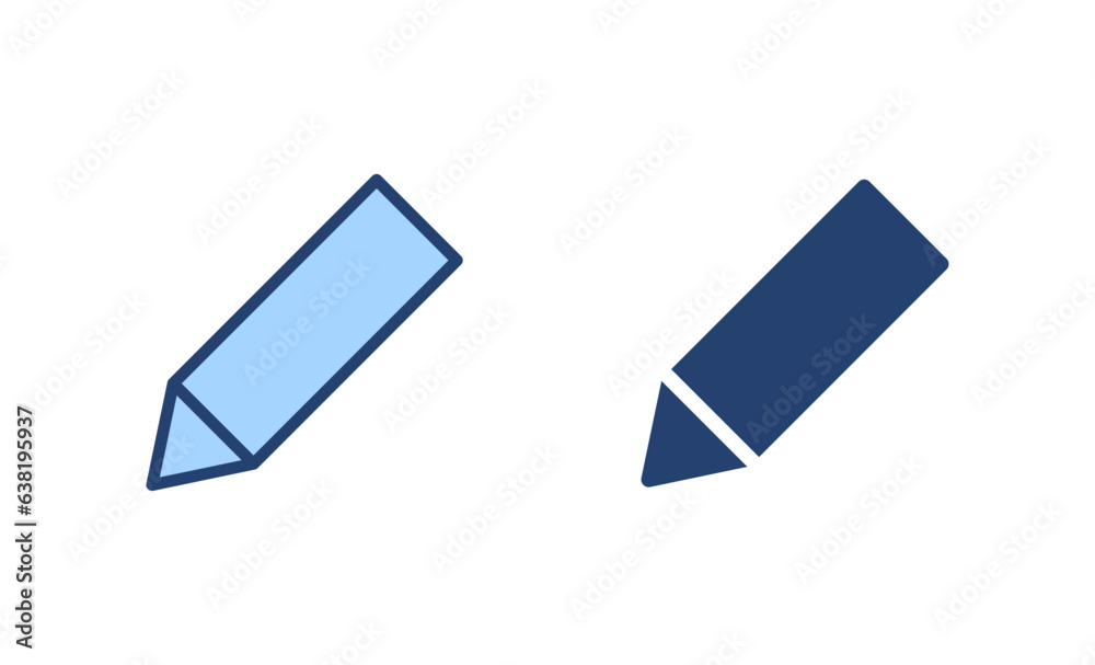 Pencil icon vector. pen sign and symbol. edit icon vector Pencil icon vector. pen sign and symbol. edit icon vector