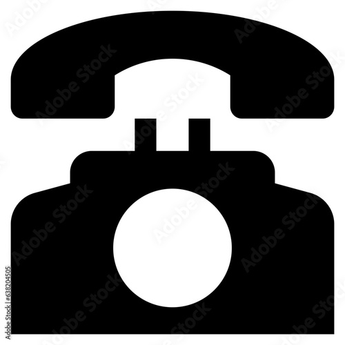 phone contactus contact information services solid glyph photo