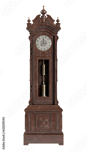 Fotografie antique chiming clock png