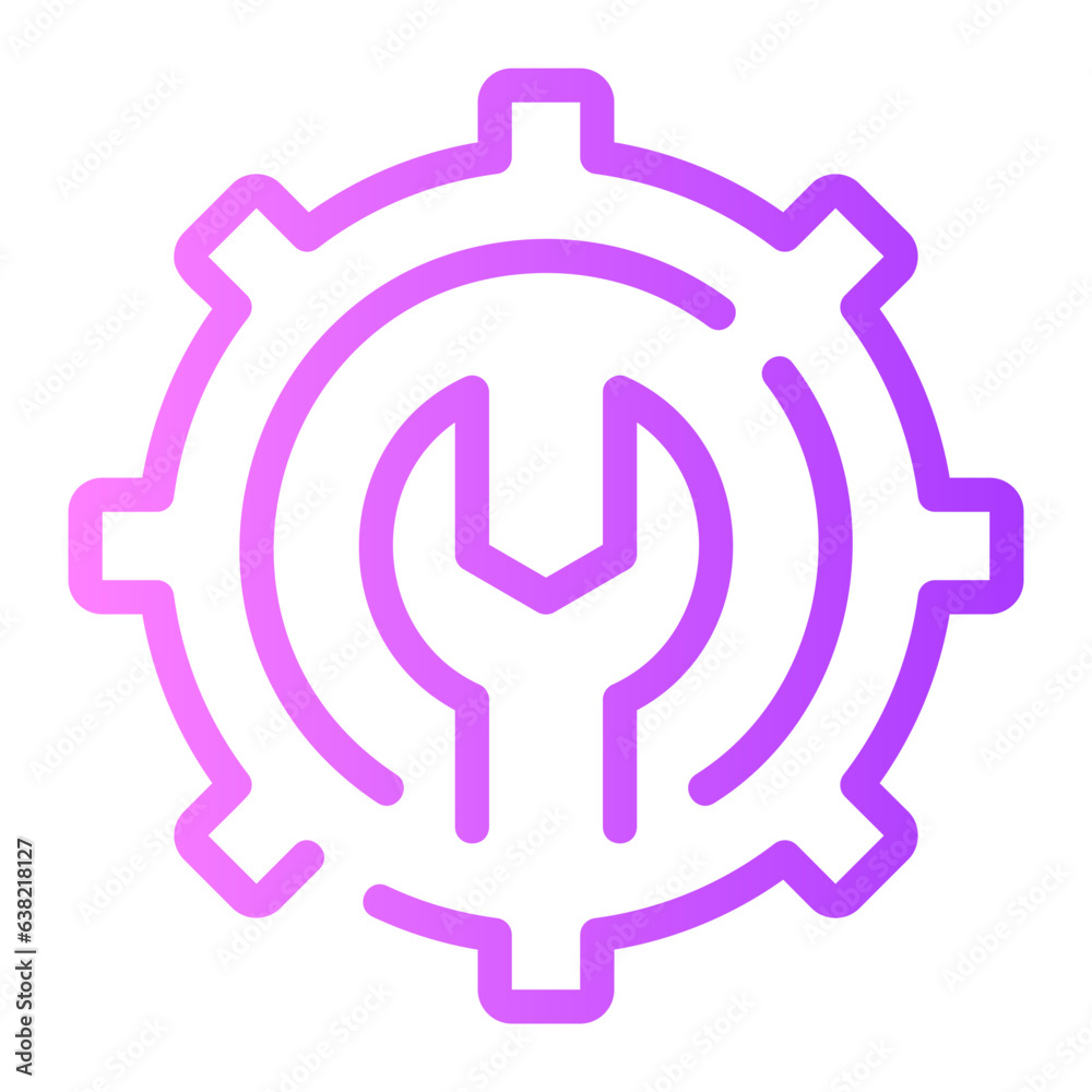 maintenance gradient icon maintenance gradient icon