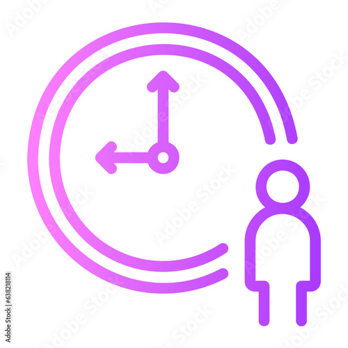 efficiency gradient icon
