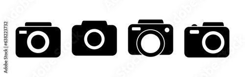 Camera Icon in trendy flat style isolated. Camera symbol web site design