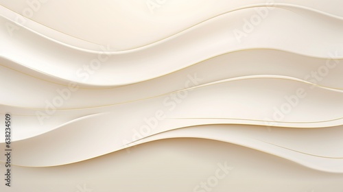 abstract white background with waves. generative ai
