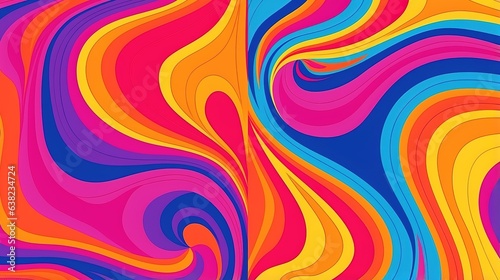 abstract colorful background. generative ai