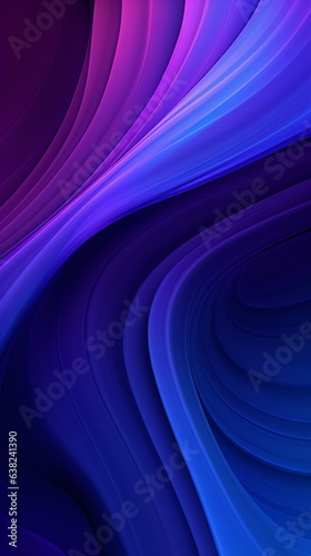 Curvy Blue Surfaces. Modern Abstract 3D Background. abstract blue background with layers of silk folded drapery, fashion wallpaper. Generative ai
