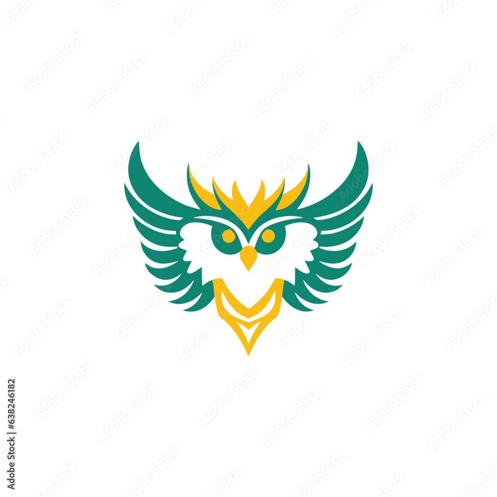 Obraz premium Owl icon Logo Illustration Vector Design Template