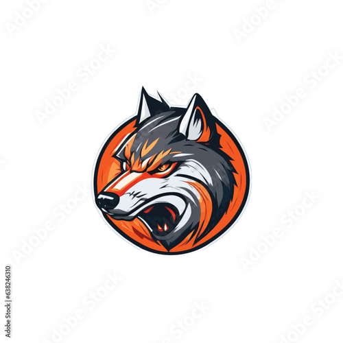 Wolf icon Logo Illustration Vector Design Template