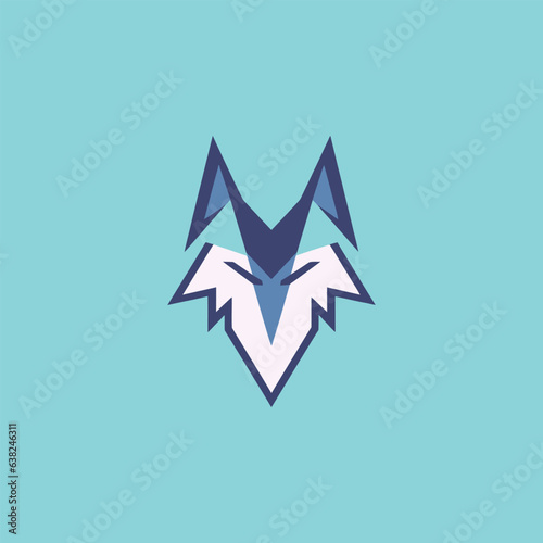 Wolf icon Logo Illustration Vector Design Template