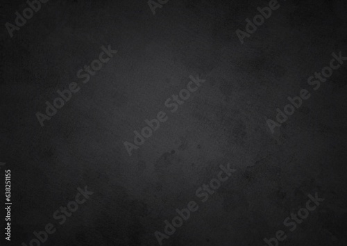 Abstract black concrete wall background, black grunge texture for design