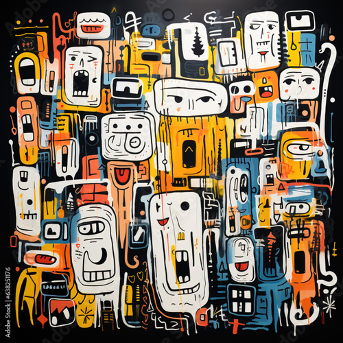 Abstract Fantasy Graffiti