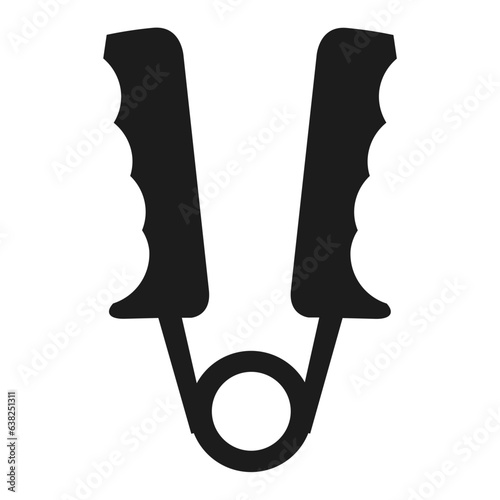 hand grips Icon Illustration