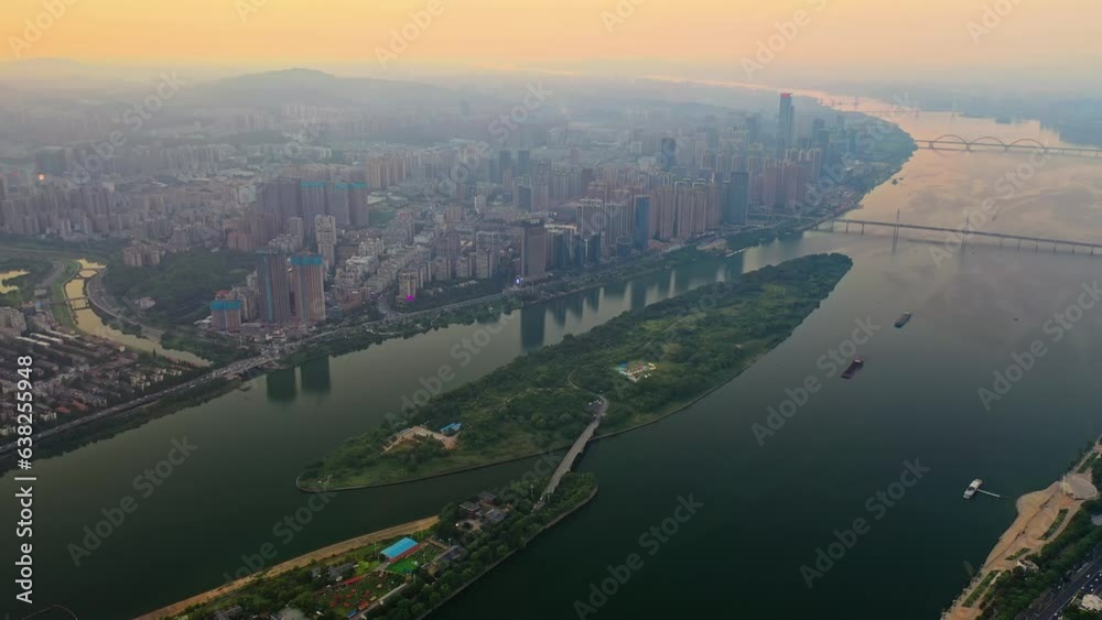 Cityscape of Changsha, China Cityscape of Changsha, China