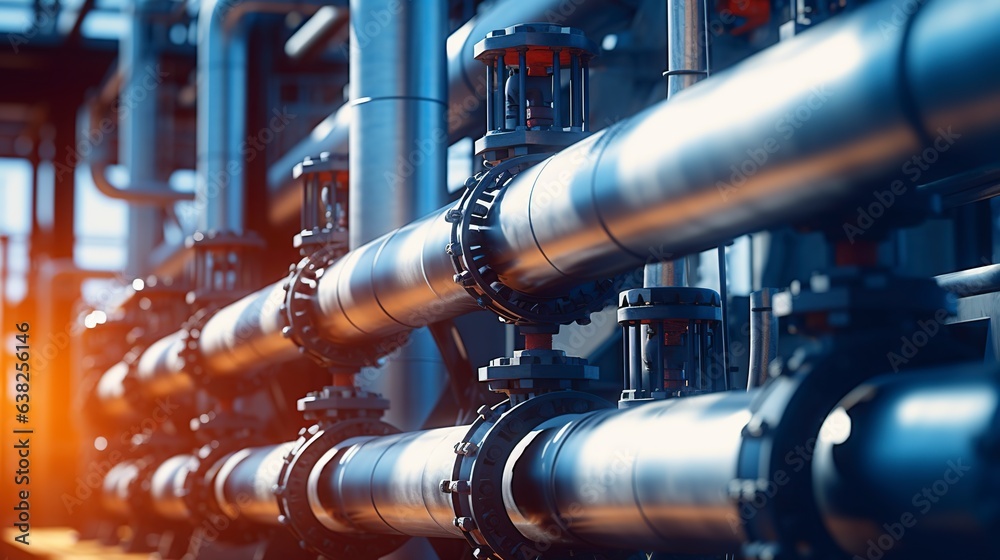 The apparatus used in oil refining,shutting down an oil refinery's