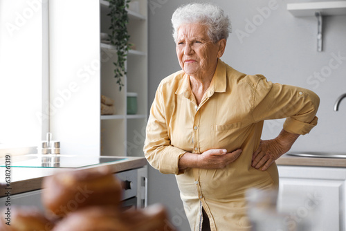 Senior woman having heart a...