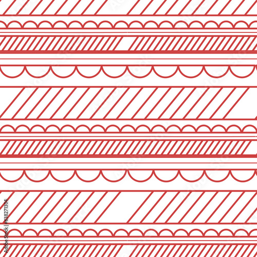 Digital png illustration of red pattern on transparent background