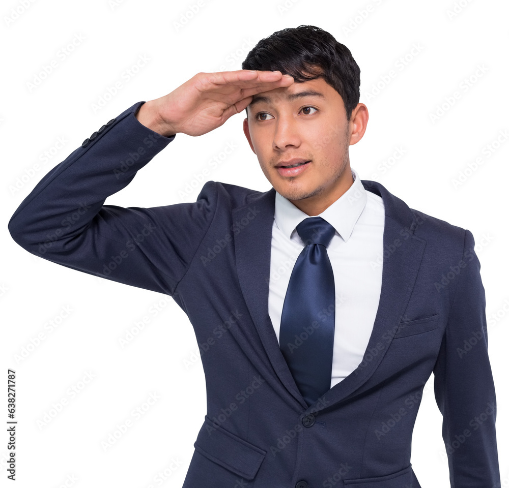 Digital png photo of thoughtful biracial businessman on transparent background Digital png photo of thoughtful biracial businessman on transparent background