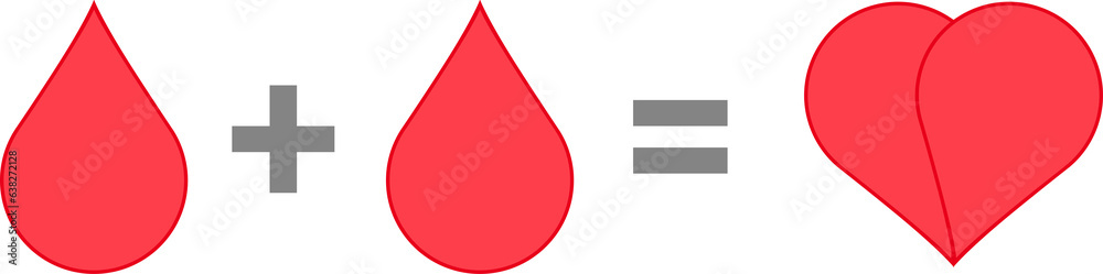 Digital png illustration of equation with blood drops and heart on transparent background Digital png illustration of equation with blood drops and heart on transparent background