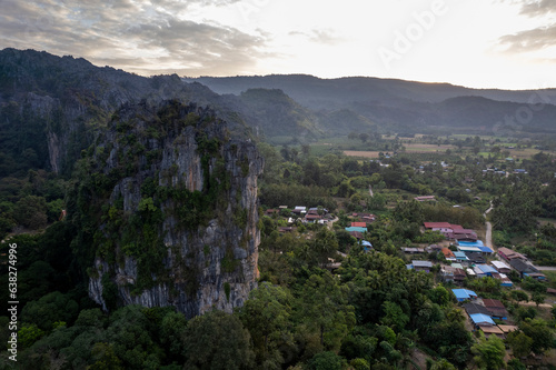 Noen Maprang district, Phitsanulok Unseen Thailand. photo