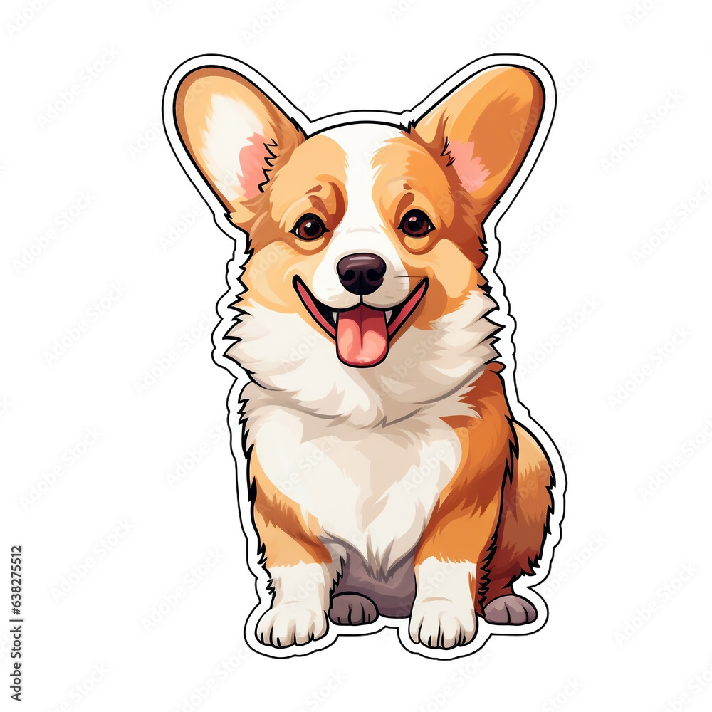 Corgi Puppy Cute Sticker