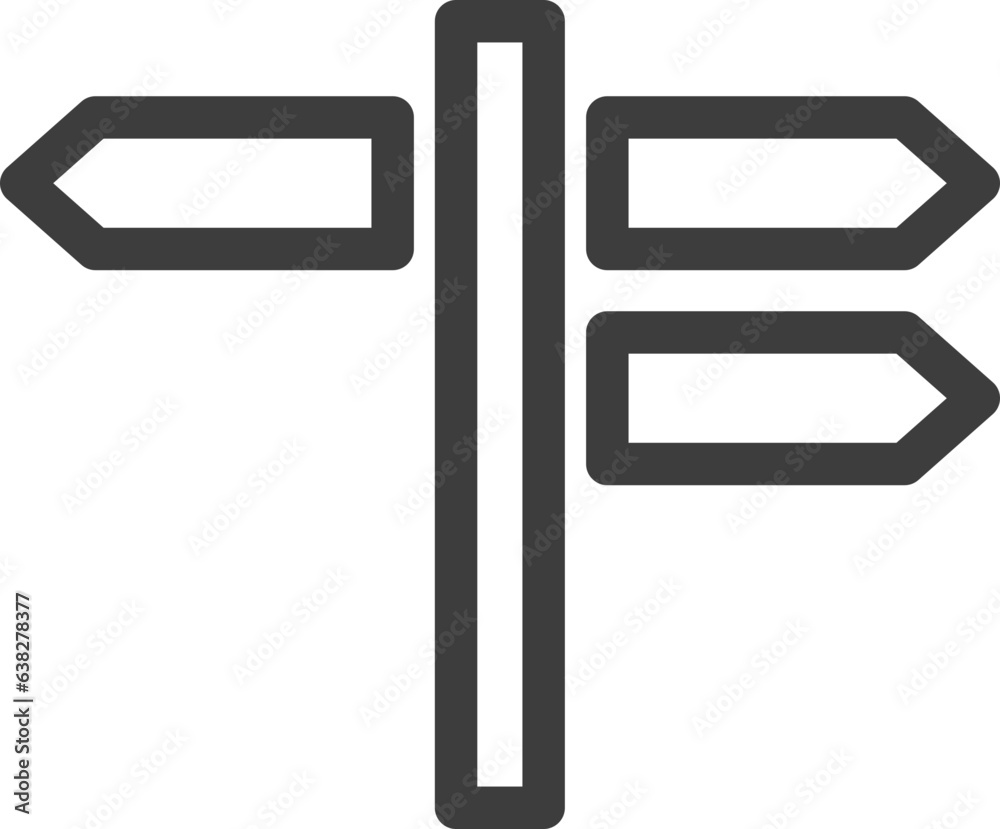 road signs outline icon, monoline icons. road signs outline icon, monoline icons.