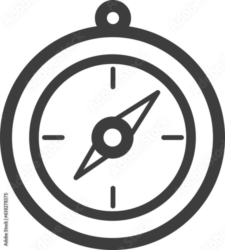 Free Download compass outline icon, monoline icons. - GFXLoad