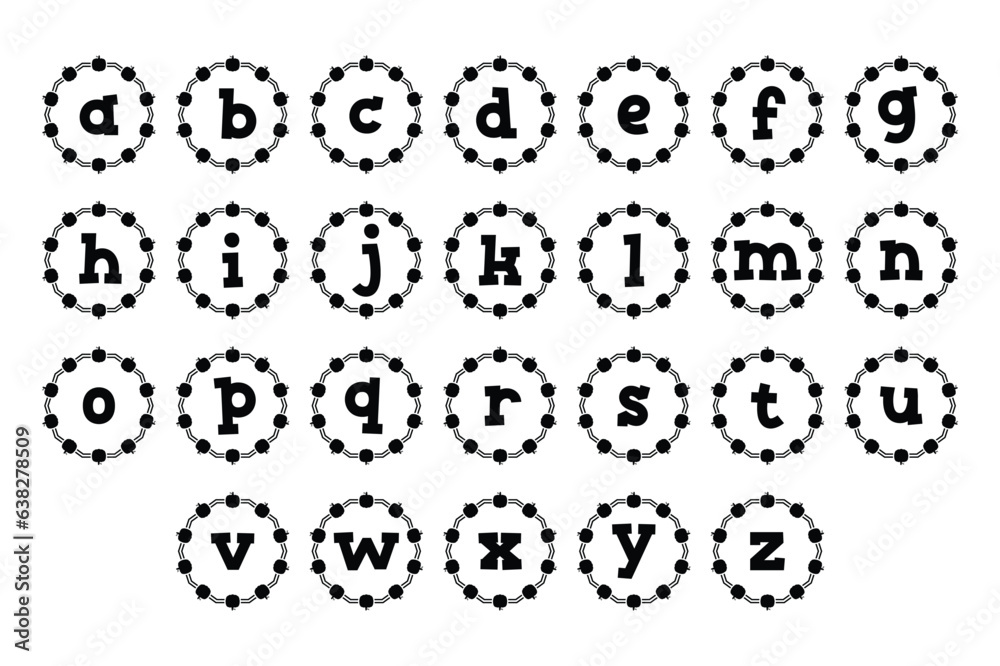 Versatile Collection of Pumpkin Monogram Alphabet Letters for Various Uses Versatile Collection of Pumpkin Monogram Alphabet Letters for Various Uses