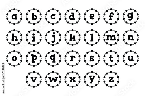 Versatile Collection of Pumpkin Monogram Alphabet Letters for Various Uses