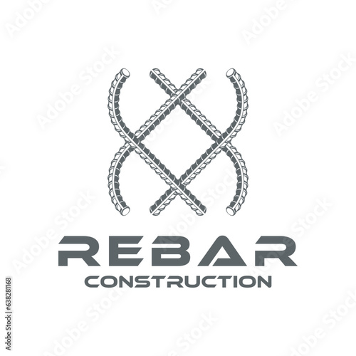 concrete iron rebar logo