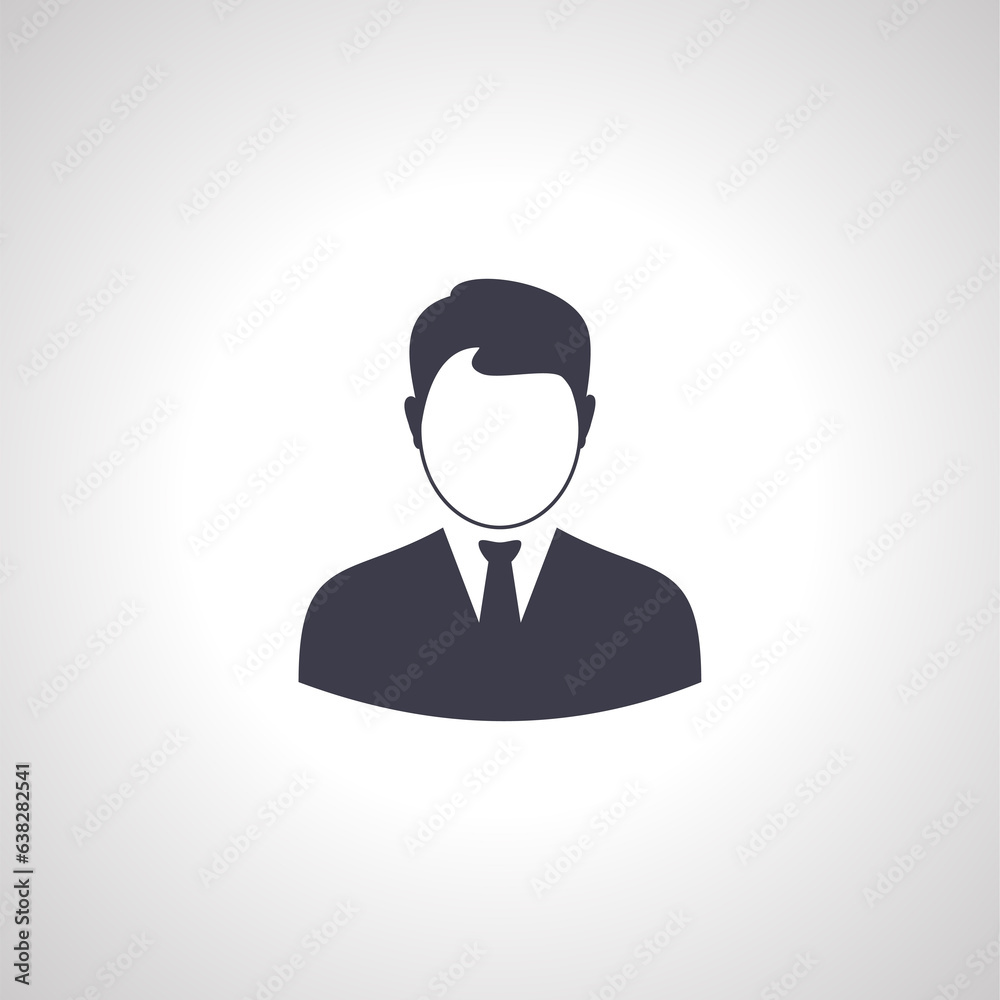 man avatar with tie icon. man avatar, man avatar with tie icon. man avatar,