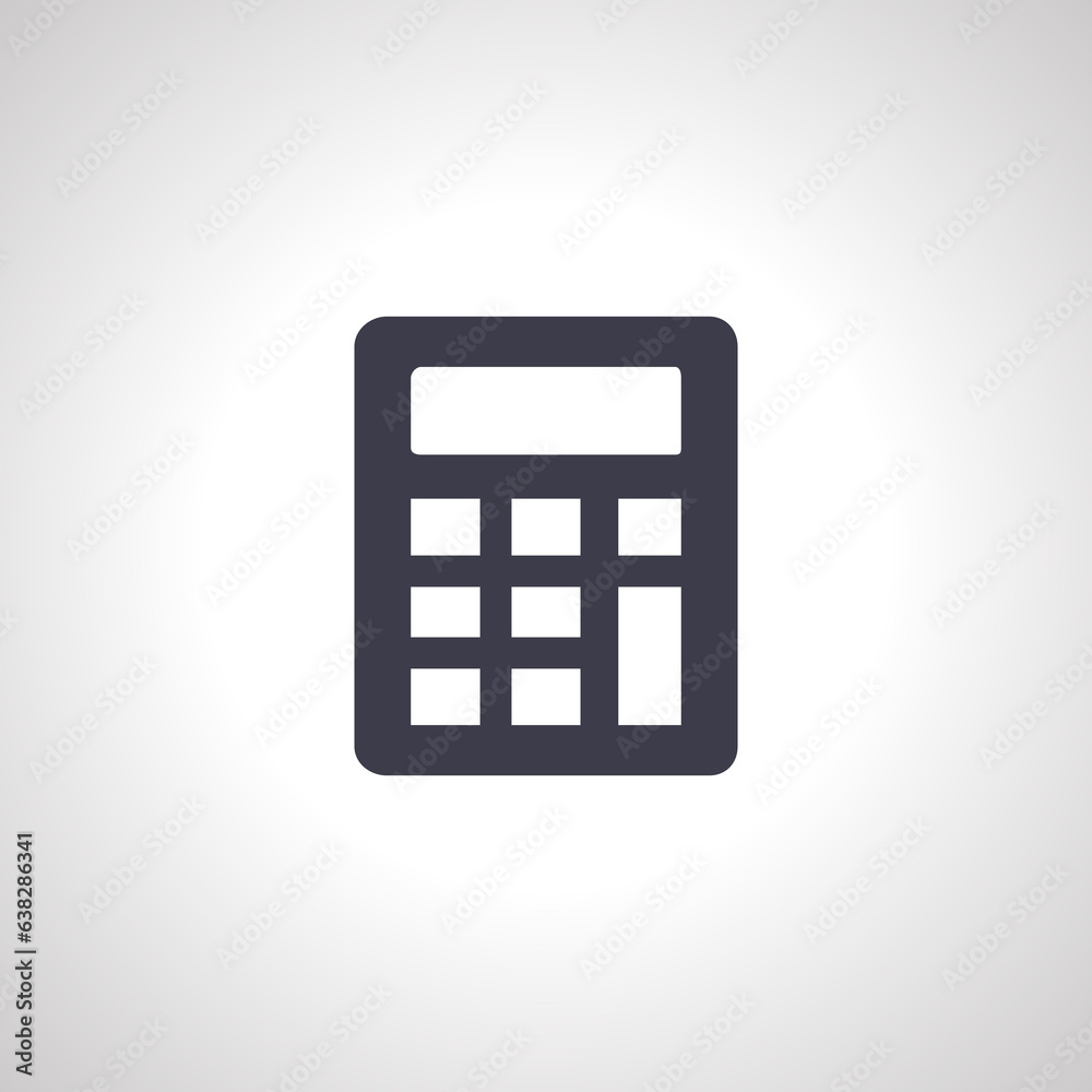 Calculator icon. Calculator isolated icon Calculator icon. Calculator isolated icon
