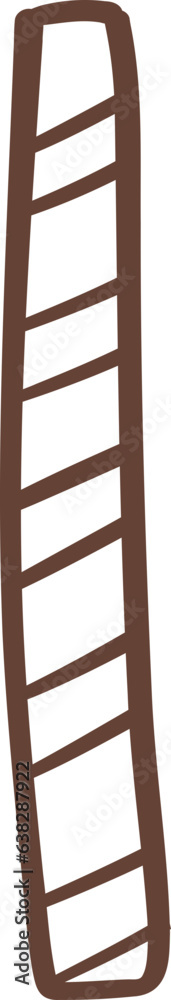 cute simple stripe straw outline doodle cartoon drawing cute simple stripe straw outline doodle cartoon drawing