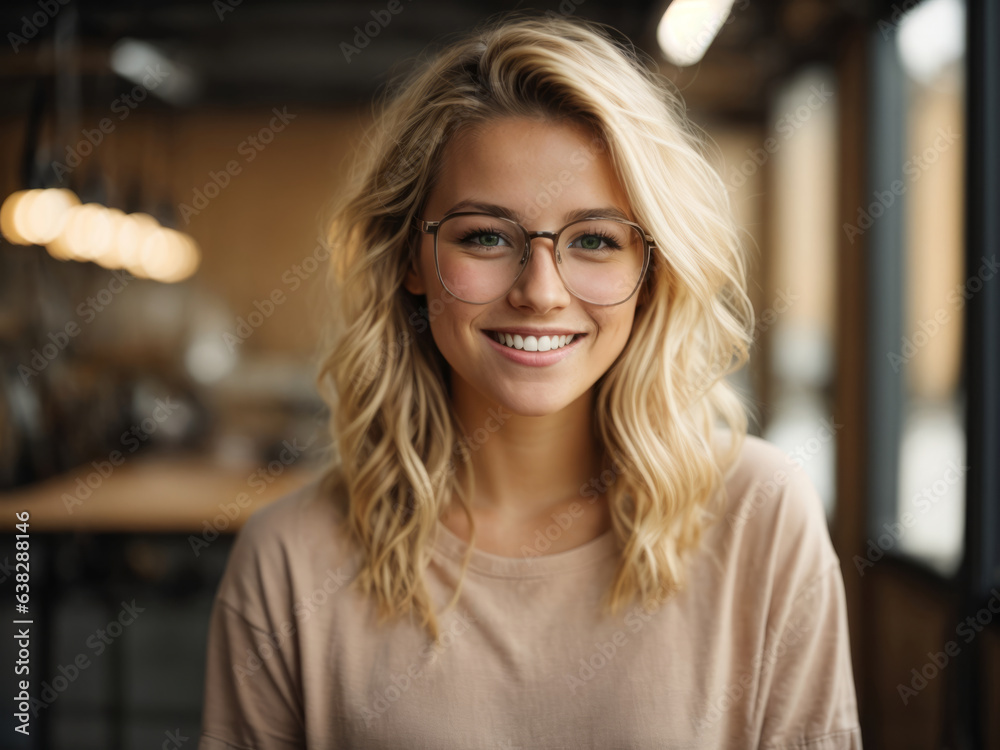 © Hickendorf - Junge Studenten vor universitärem Hintergrund, gen AI