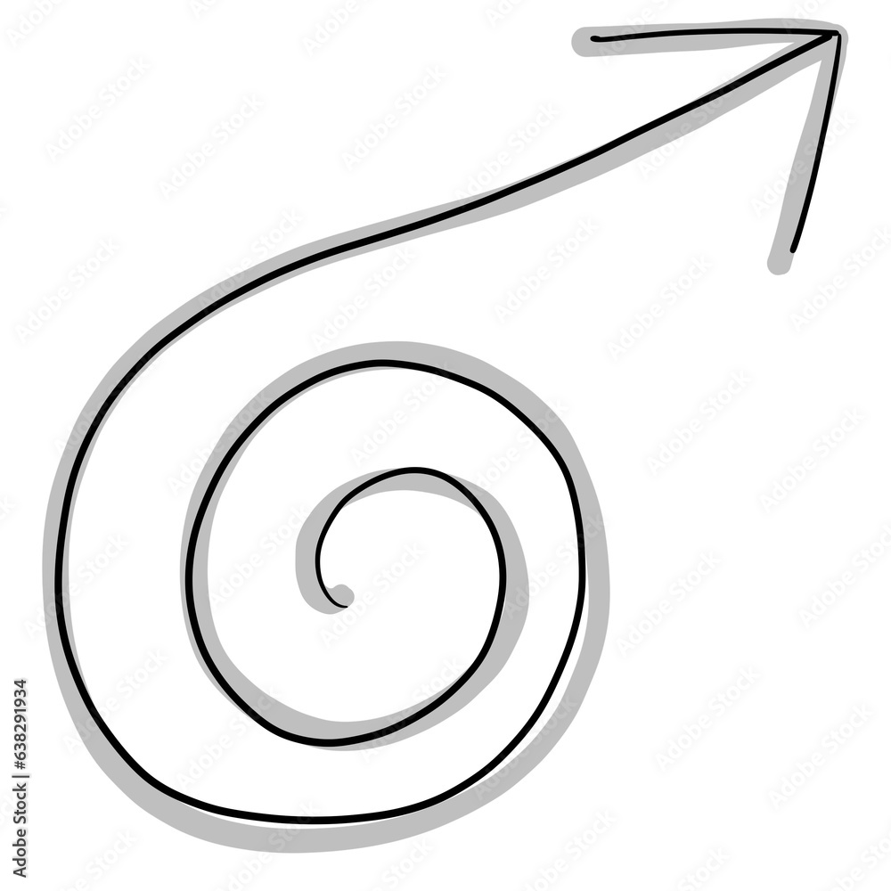 Hand drawn arrow shapes with shadows set in different stylesbusiness marketing strategy success concept. Hand drawn arrow shapes with shadows set in different stylesbusiness marketing strategy success concept.