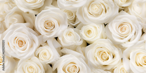 White Roses Seamless texture. Beautiful floral pattern that repeats.