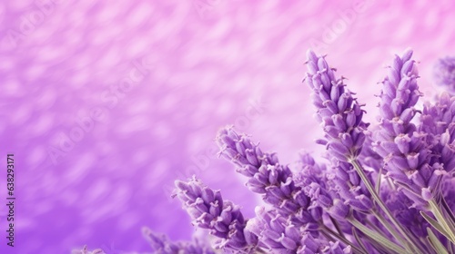 lavender flowers with blank copy space 