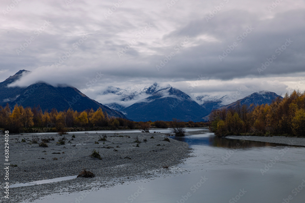 Obraz premium lake in winter
