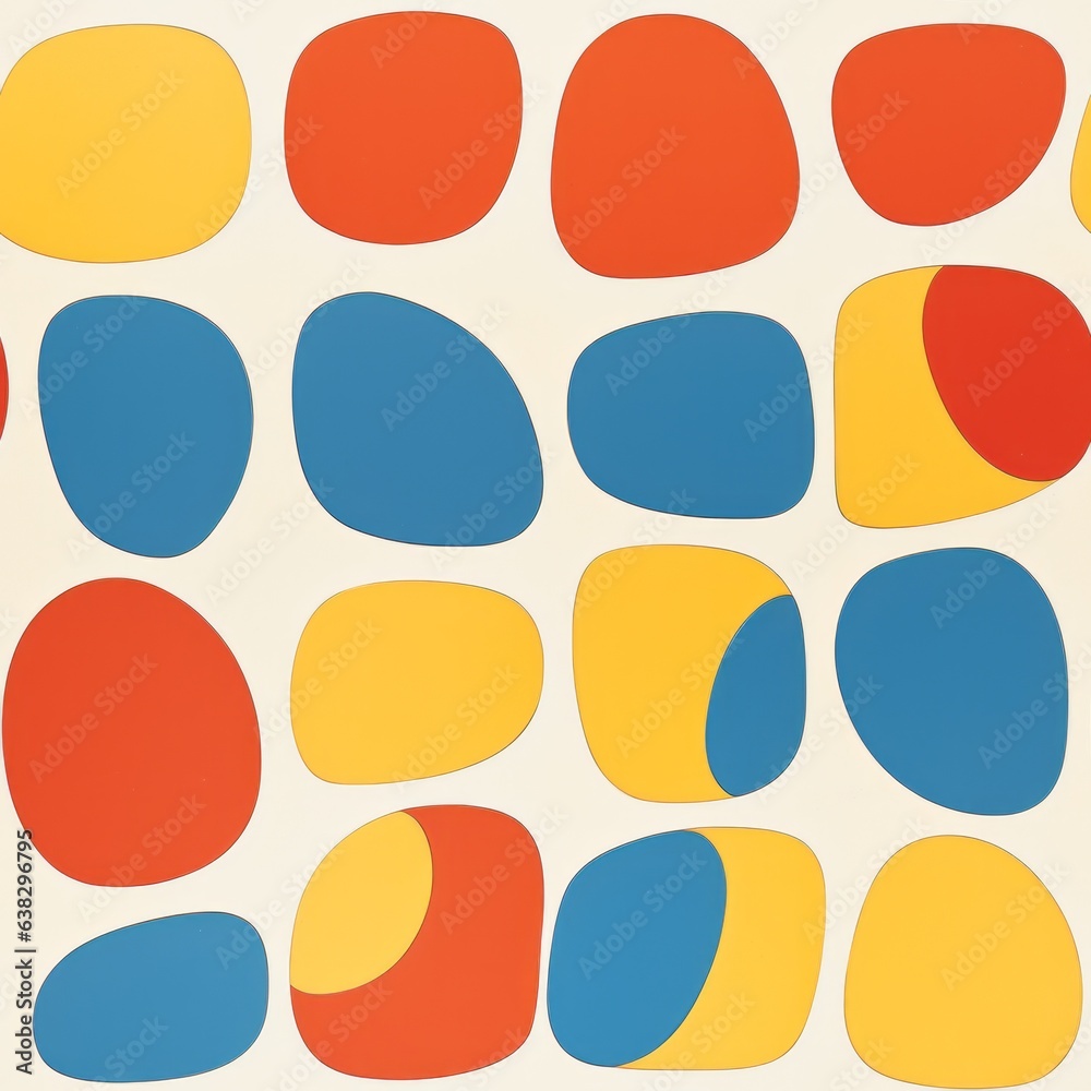 Abstract background with shapes and colors. Seamless tile. Abstract background with shapes and colors. Seamless tile.