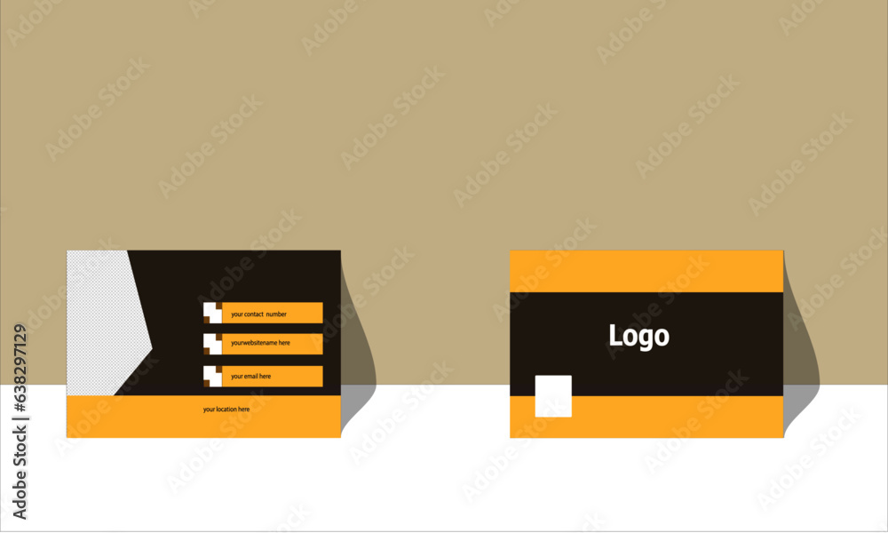 modern double sided business card modern double sided business card