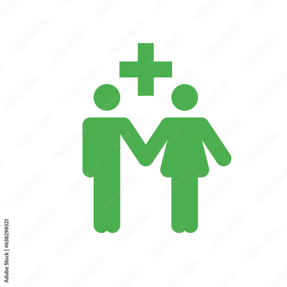 family health care icon, marriage health icon family health care icon, marriage health icon