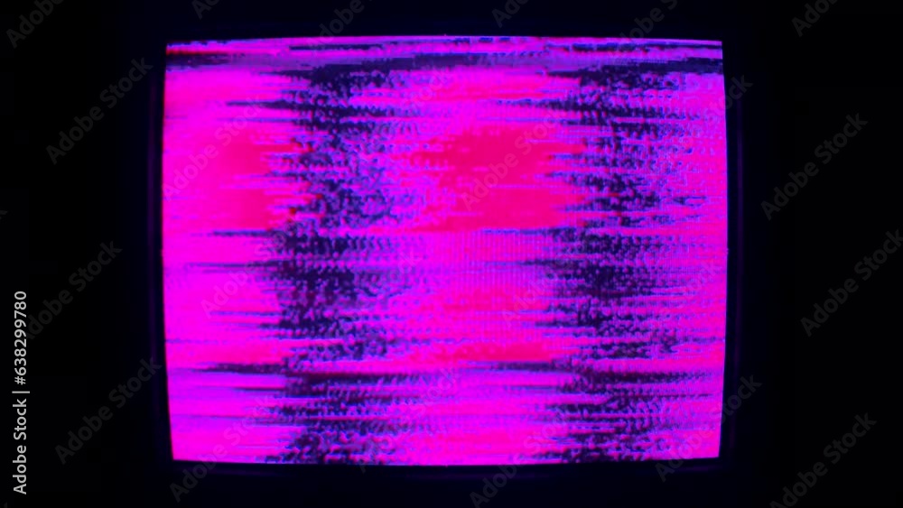 tv white noise static flicker abstract background detuned analog old screen retro television VHS grunge glitch wave effect bad signal grain distortion broadcast reception interference loop 60 fps
