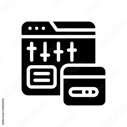 settings glyph icon