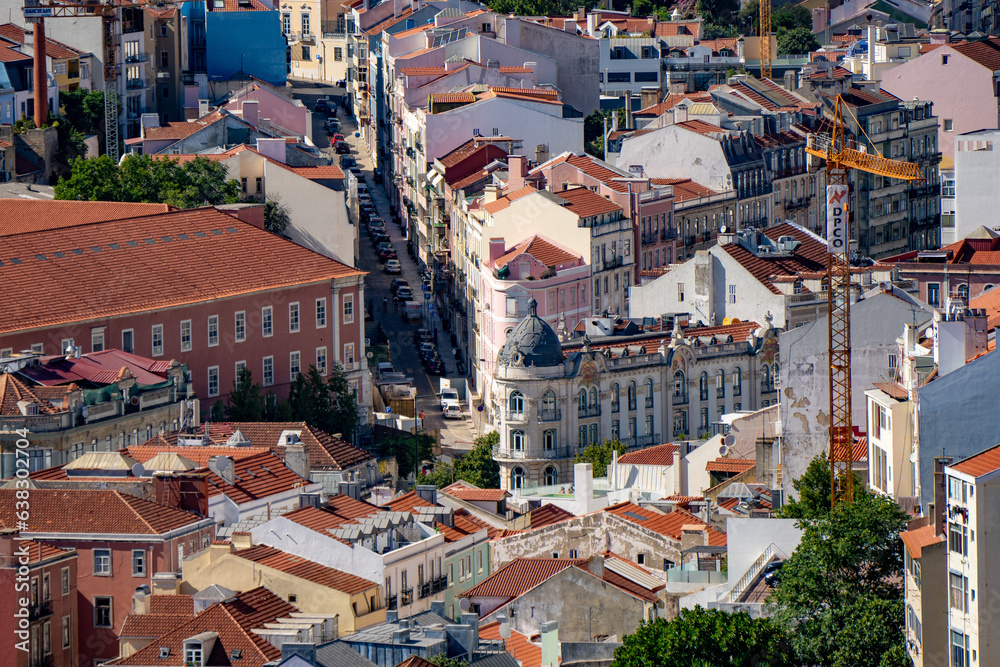Lisbon top down view