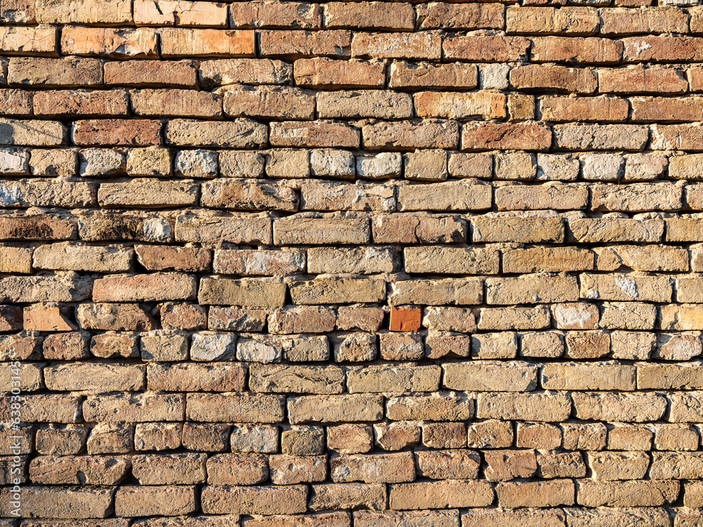 retro brick wall