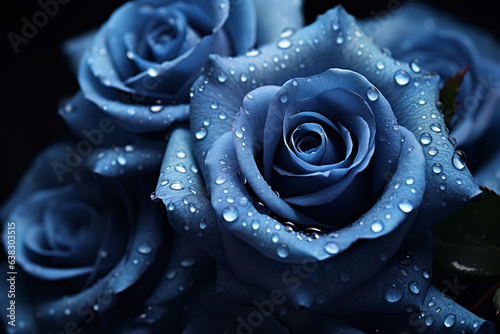 blue flower wallpaper widescreen, blue wallpaper, blue floral, blue pictures, blue rose wallpaper, 