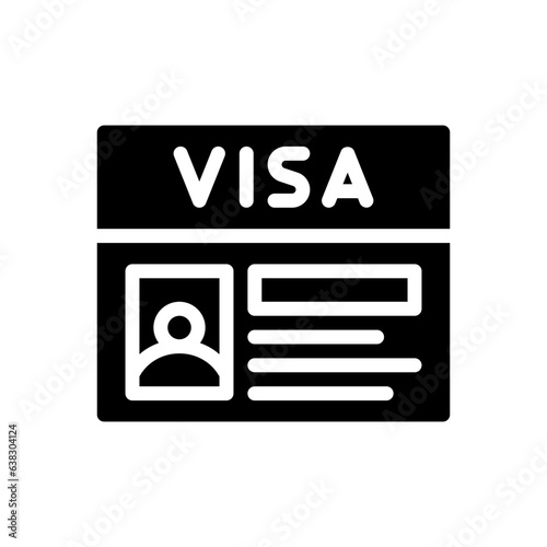 visa glyph icon